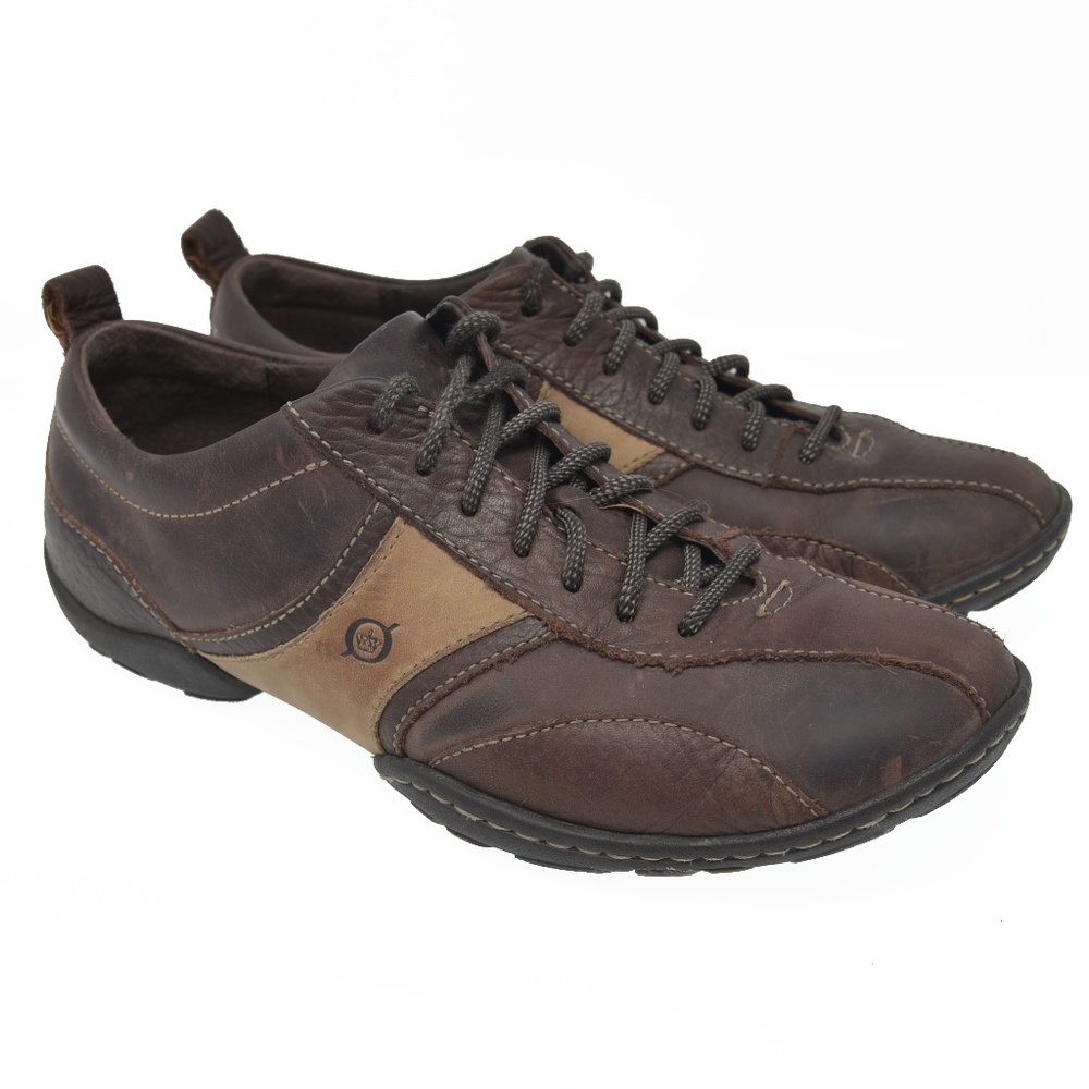 *BORN Sz 9 Brown Leather Lace Up Oxford Comfort